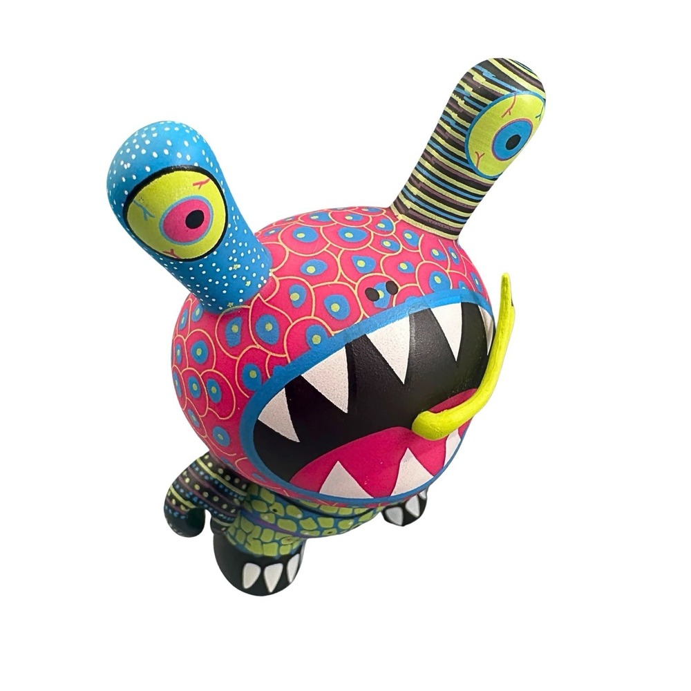 Kidrobot Dunny Azteca II Necuc 3" Lizard Vinyl Art Figure Designer Toy 2011 - Picture 9 of 16